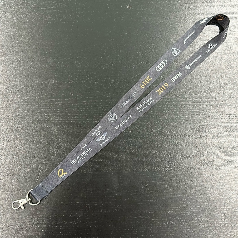 Quail Motorsports Car Show Lanyard with Sponsoring Brand Logos - Picture 2 of 6